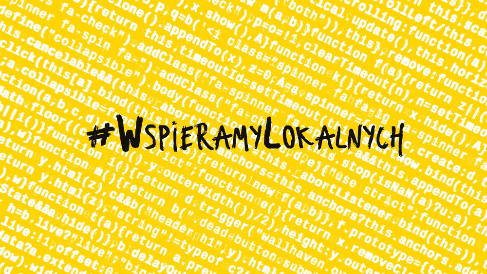 Zapraszamy do współpracy w ramach programu #WspieramyLokalnych