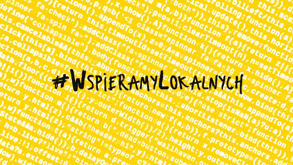 Zapraszamy do współpracy w ramach programu #WspieramyLokalnych